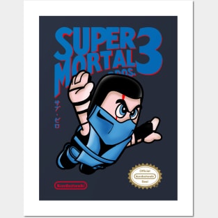Super Mortal Bros. - Sub Zero Posters and Art